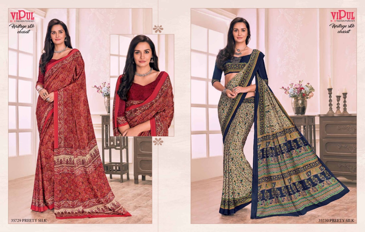 Vipul Fashion Heritage Silk 35729 35730