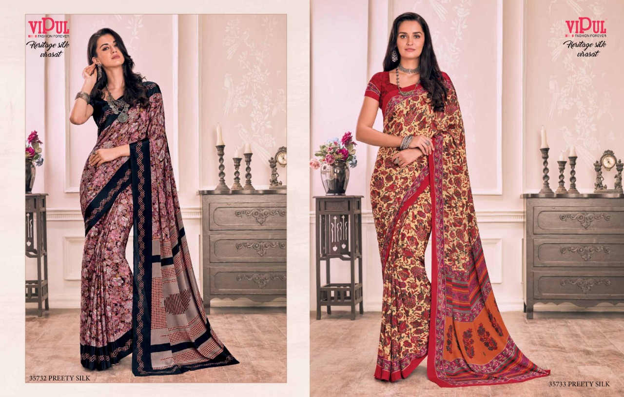 Vipul Fashion Heritage Silk 35732 35733