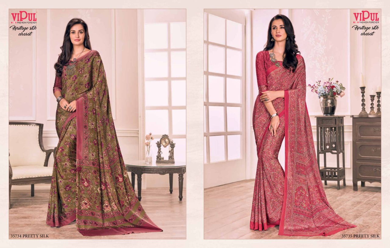 Vipul Fashion Heritage Silk 35734 35735
