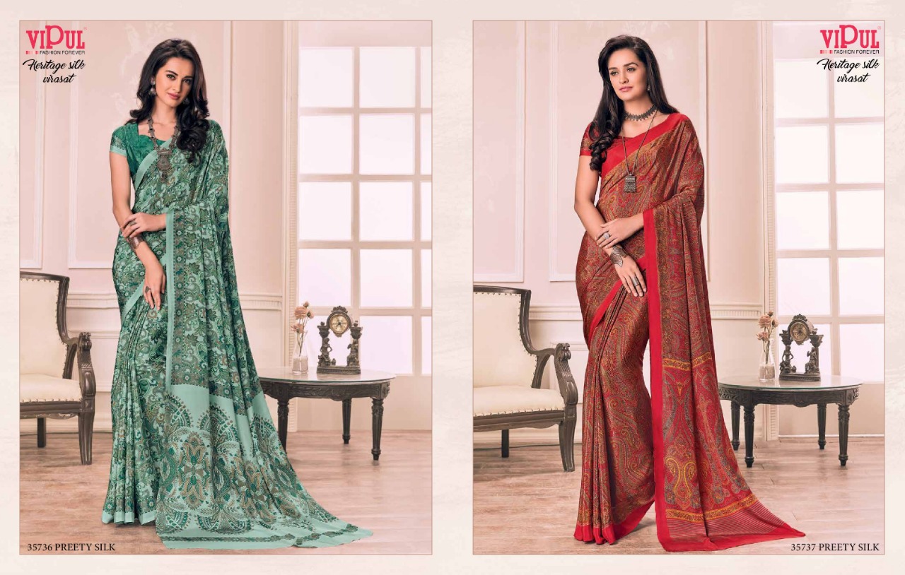 Vipul Fashion Heritage Silk 35736 35737