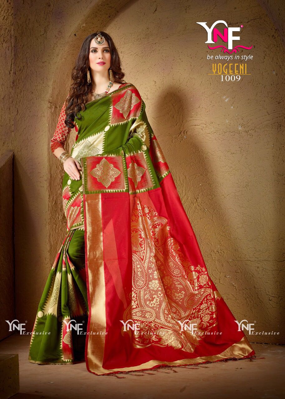 Yadu Nandan Fashion Silk Saree Hit Collection 1009