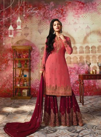  Glossy Simar Amyra Sharara Collection 4005-4012 Series