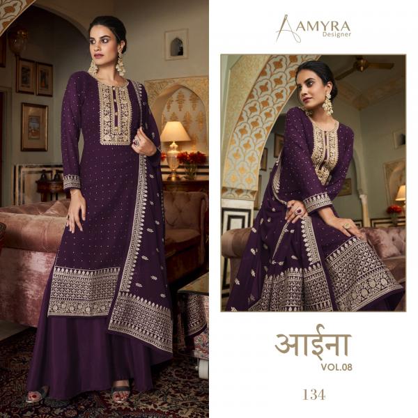 Amyra Designer Aaina Vol-8 134-137 Series  