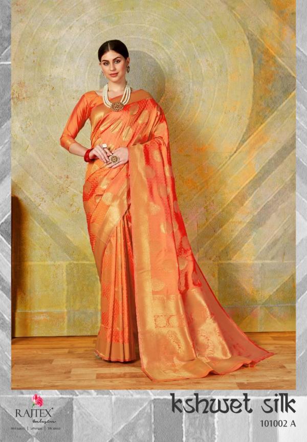 Rajtex Kshwet Silk 101002 Colors Sarees 