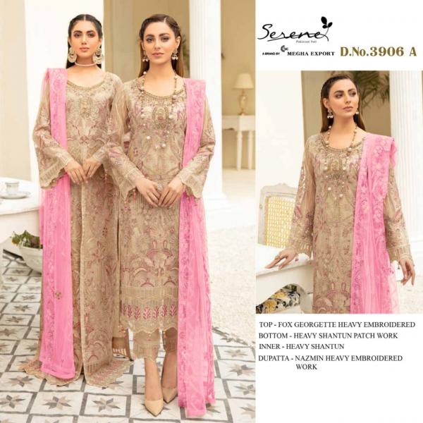 Serene Pakistani Suit 3906 Colors  