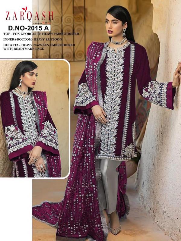 Khayyira Suits Zarqash Ittehad 2015 Colors  