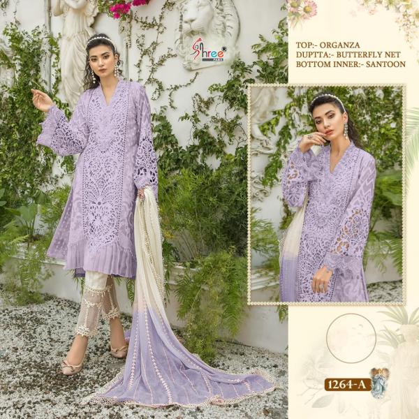 Shree Fabs Mbroidered Maria 1264 Colors
