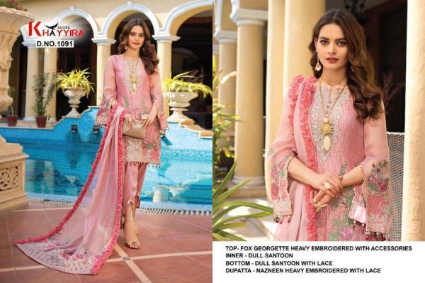 Khayyira Suits Alzohaib Vol-01 1091-1094 Series  