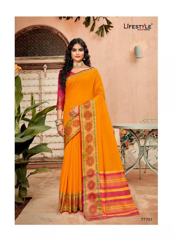 Lifestyle Saree Khadi Silk Vol-26 77701-77712 Series  