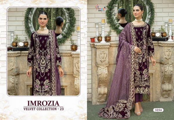 Shree Fab Imrozia Velvet Collection-23 3254-3258 Series 