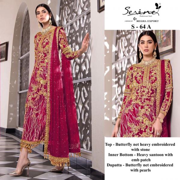 Serine Pakistani Suit S-64 Colors  