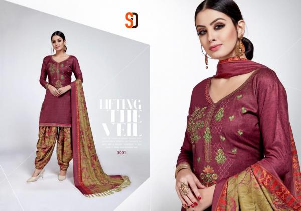 Shraddha Designer Azira Premium Shawl Collection 3001-3008 Series 