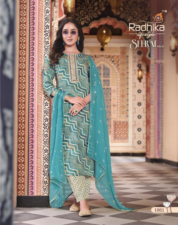 Radhika Lifestyle Seerat Vol-1 1001-1008 Series 