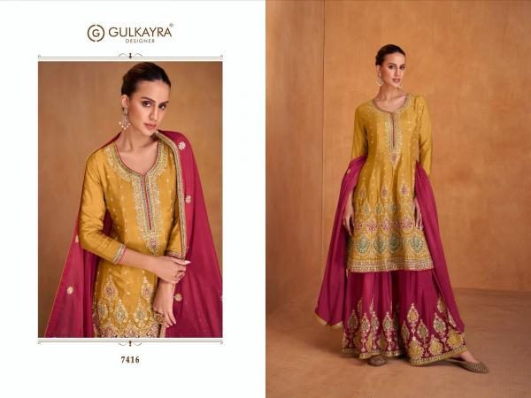 GULKAYRA DESIGNER SHYSHA 7416 TO 7420 