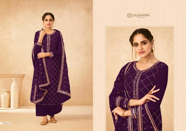 Gulkayra Designer Anvi Gold 7022 Colors 