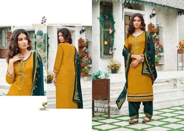 Kessi Fabrics Patiyala House Vol-77 5551-5558 Series 