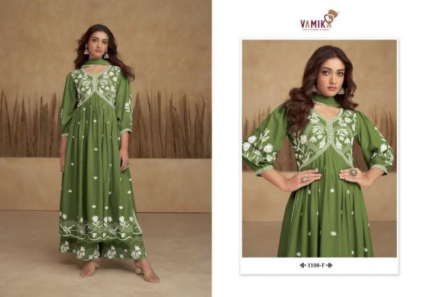 Vamika Fashion Aadhira Vol-6 Silver 1108 Colors  