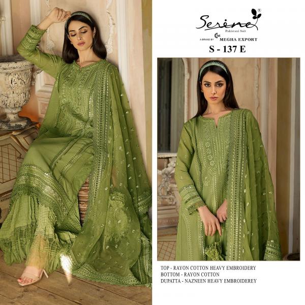 Serine Pakistani Suit S-137 New Colors  