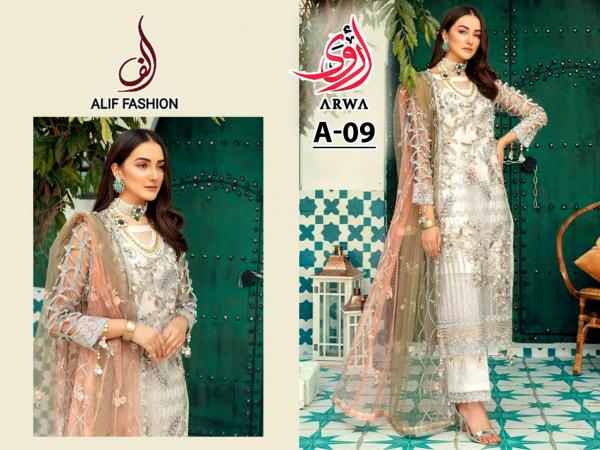 Alif Fashion Arwa A-09 Salwar Suits  