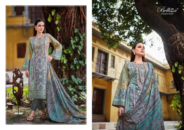 BELLIZA DESIGNER NAIRA VOL-35 881-001 TO 881-008 