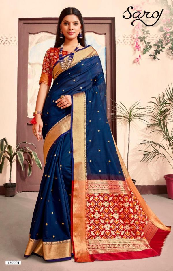 Saroj Saree Matka Silk 120001-120006 Series 