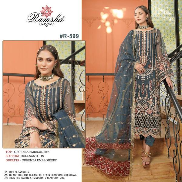 Ramsha Suit R-599 Design  