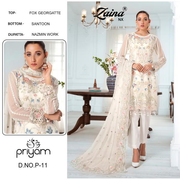 Priyam Fashion Zaina Vol-1 Nx  P-11 to P-14 Series  