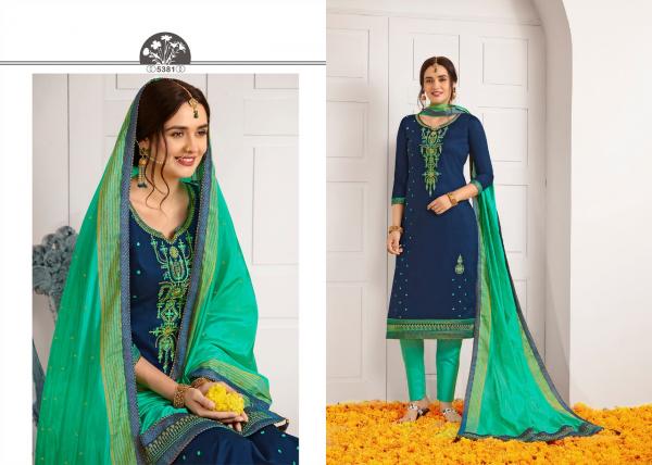 Kessi Fabrics Silk Shine Vol-2 5381-5388 Series  