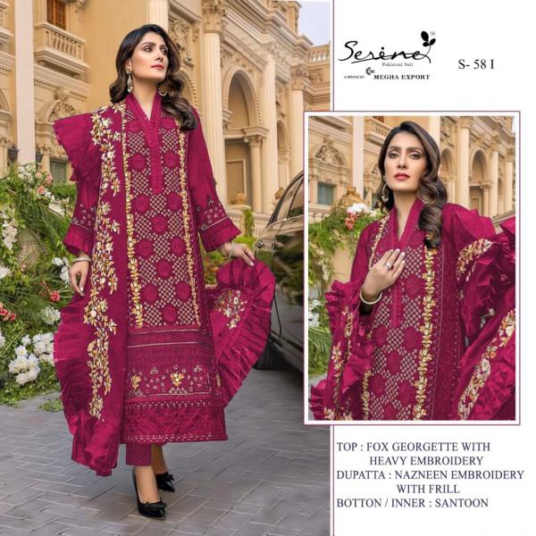 Serene Pakistani Suit S-58 New Colors  