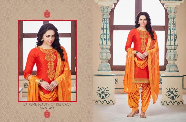 Kessi Fabric Shangar By Patiala House Vol-6 4331-4342 Series 