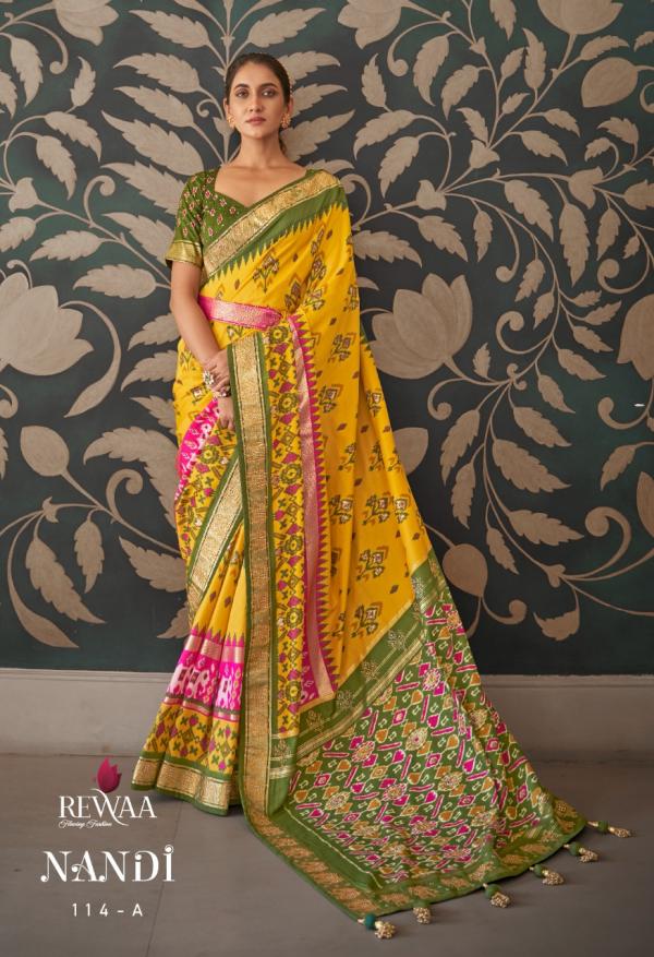 Rewaa Saree Nandi 114 Colors  
