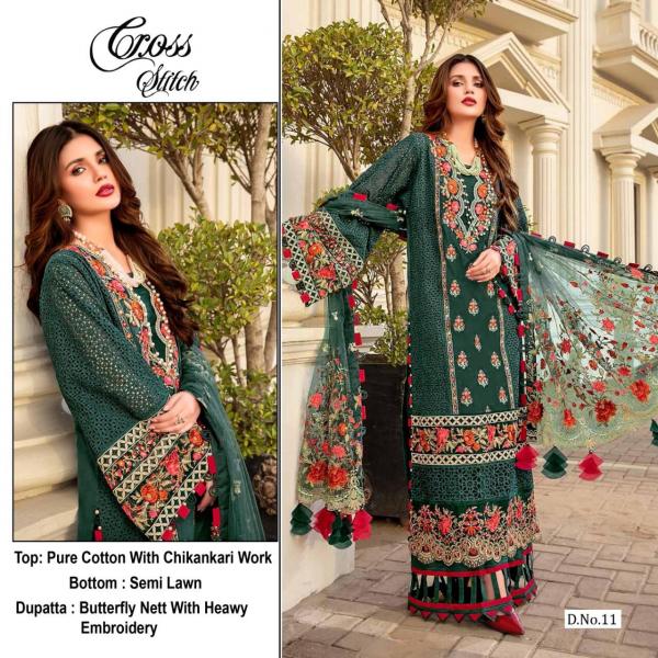 Cross Stitch 11 Dress Material  