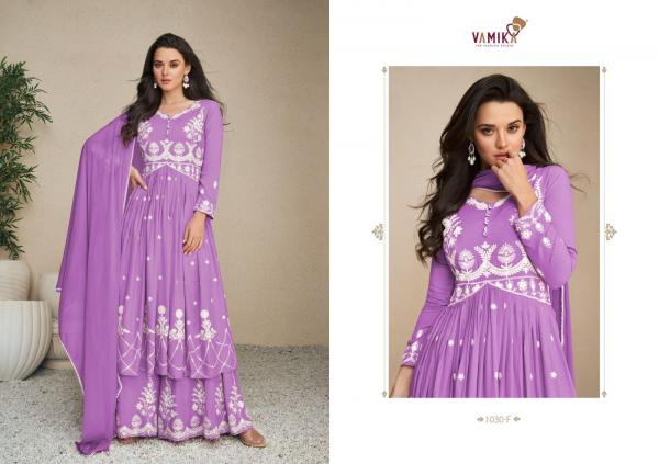 Vamika Fashion Lakhnavi Vol-5 Gold 1030 Colors  