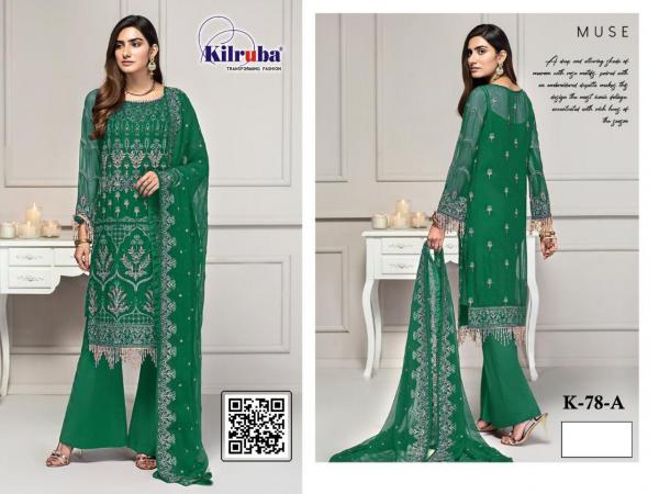 Kilruba K-78 Colors Pakistani Style Suits 