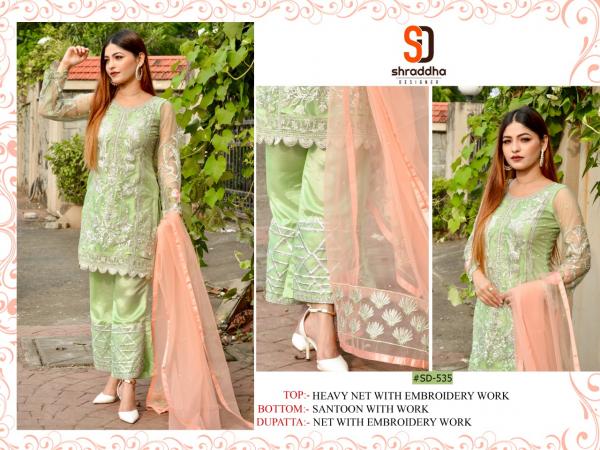 Shraddha Designer Super Hit Bridal Collection SD-535 Design  