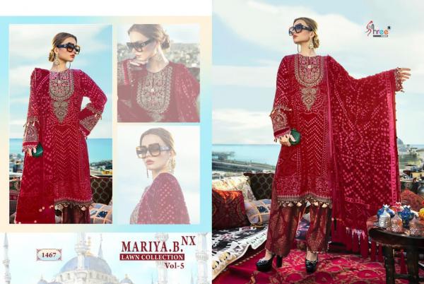 Shree Fabs Mariya B Lawn Collection Vol-5 NX 1467-1474 Series  