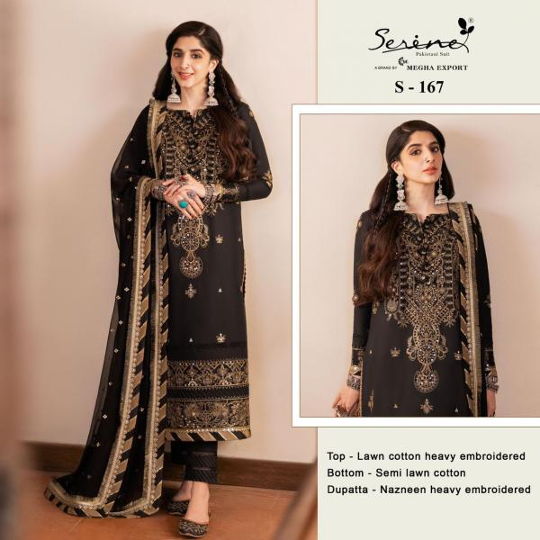 Serine Pakistani Suit S-167 Design  