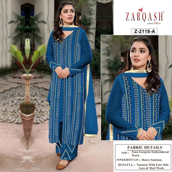 Zarqash Sana Safinaz Vol-4 Z-2118 New  Colors  
