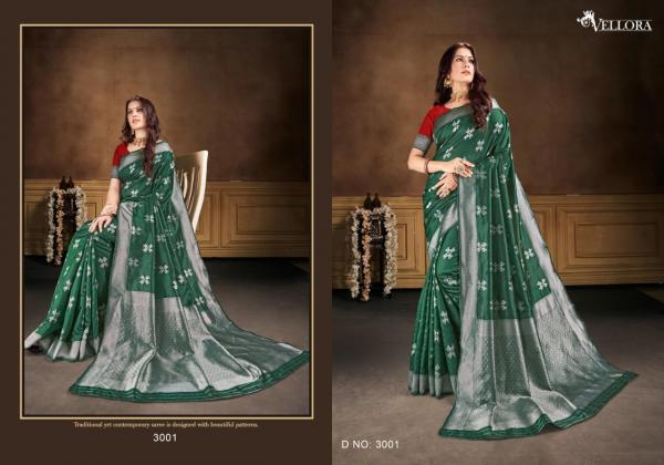 Vellora Saree Kavya Silk 3001-3004 Series 