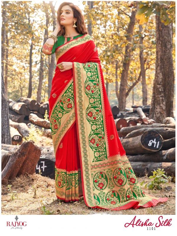 Rajyog Fabrics Alisha Silk 1101-1107 Series 