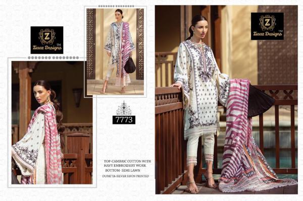 Ziaaz Designs 7773 Pakistani Suit 