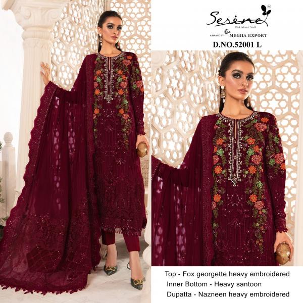 Serine Pakistani Suit 52001 New Colors  