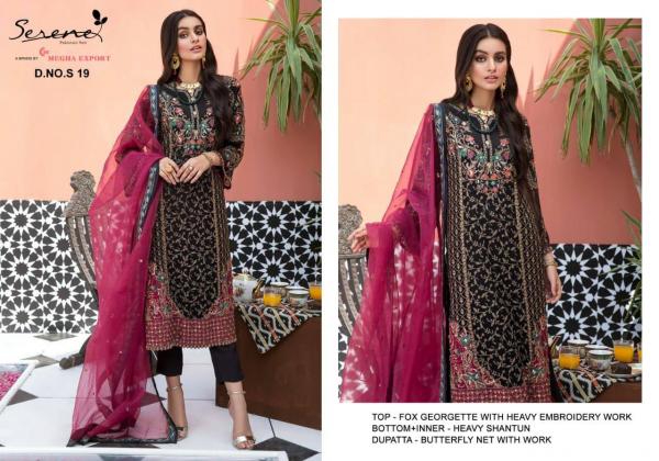 Serene Pakistani Suits S-19 Design  