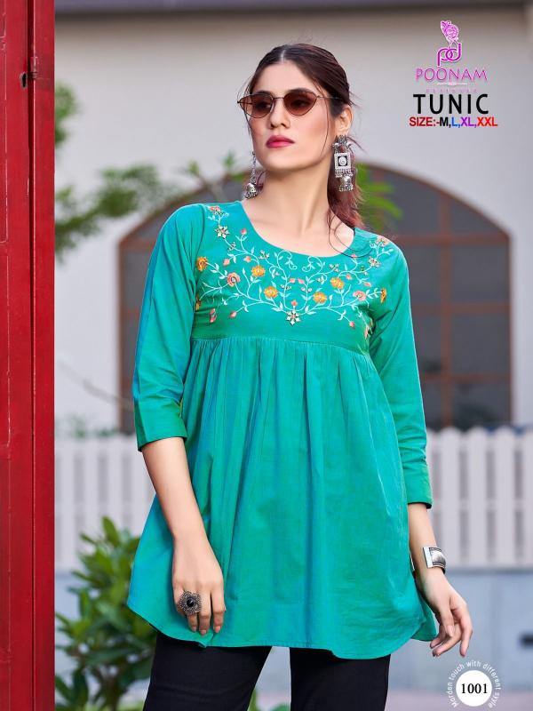 Poonam Designer Tunic 1001-1006 Series 