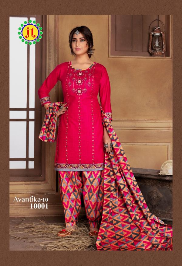 JT Prints Avantika Vol-10 10001-10010 Series  