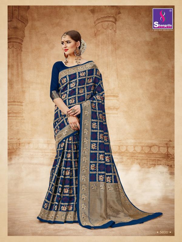 Shangrila Saree Rajwadi Patola Silk 5031-5035 Series 