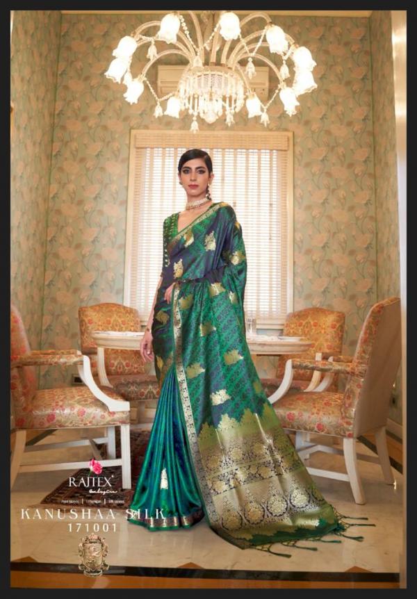 Rajtex Saree Kanushaa Silk 171001-171006 Series 