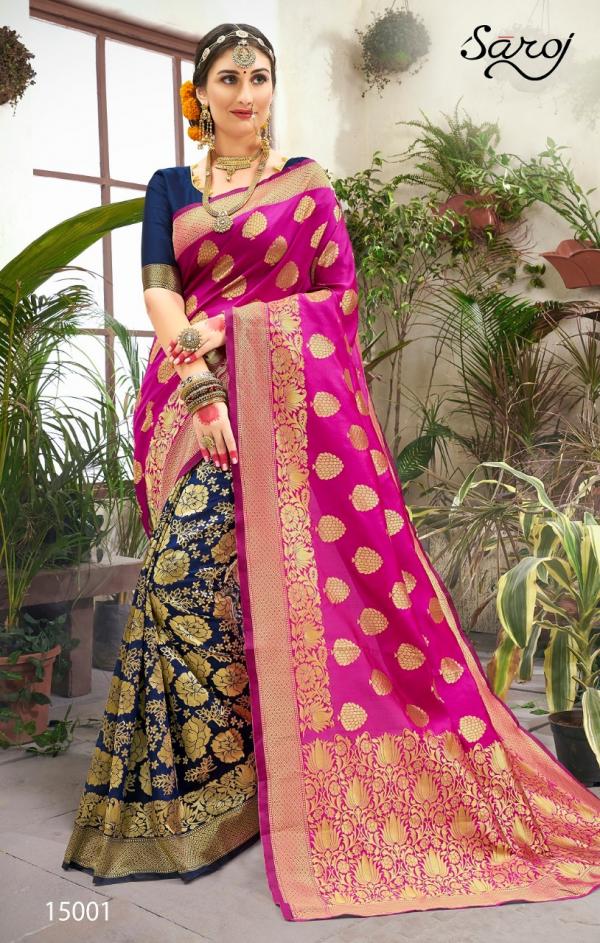 Saroj Saree Ayushmati 15001-15004 Series 