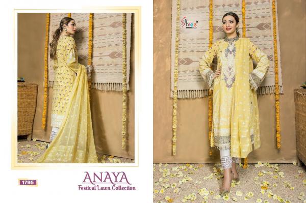 Shree Fab Anaya Festival Lawn Collection 1795-1800 Series 