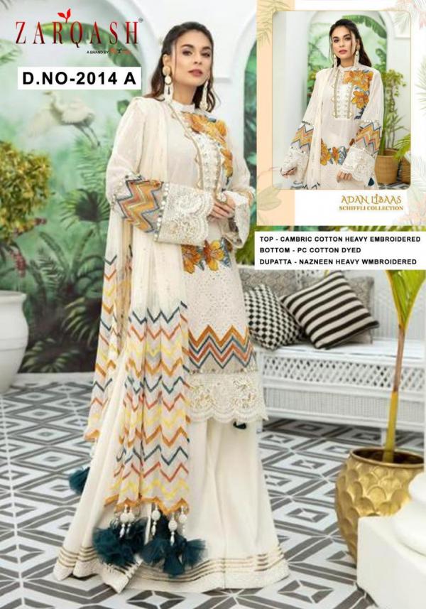 Khayyira Suits Zarqash Libaas 2014 Colors  